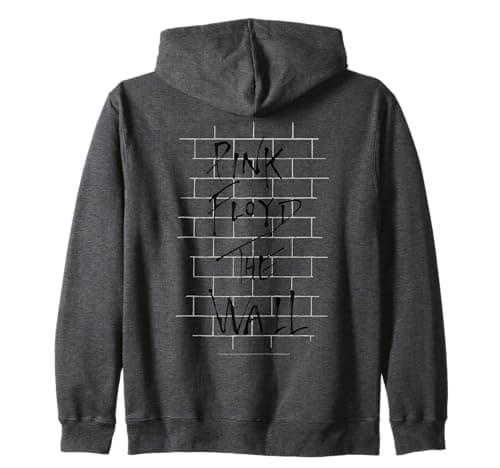 Image of Official Pink Floyd The Wall Album Retro Classic Rock Band Zip Hoodie
