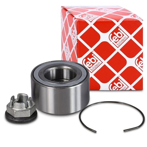 Image of febi bilstein 05528 Wheel Bearing Kit with castle nut and circlip, pack of one