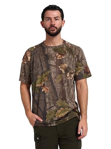 Image of JACK PYKE Quick Wick Short Sleeve Crew Neck T-Shirt English Oak Evolution Large
