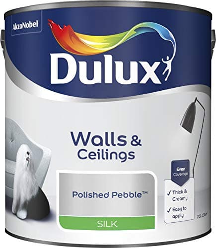 Image of Dulux Paints 2.5 Litre Ready Mixed Silk Polished Pebble