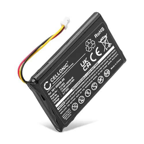 Image of CELLONIC, battery sat nav compatible with Garmin Drive 50LMT, 50, 51 LMT-S, Smart 51 LMT-S, 5 Pro, Smart 5 LMT, Nüvi 55LMT, nüvi 55LT (1100mAh, 3.7V) Replacement battery 361-00056-00
