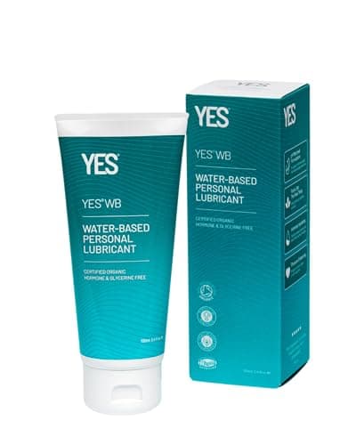 Image of YES WB Water-Based Personal Lubricant | Intensely Hydrating Water-Based Lube | Certified Organic | Made Without Hormones or Glycerine | pH Matched (100ml)
