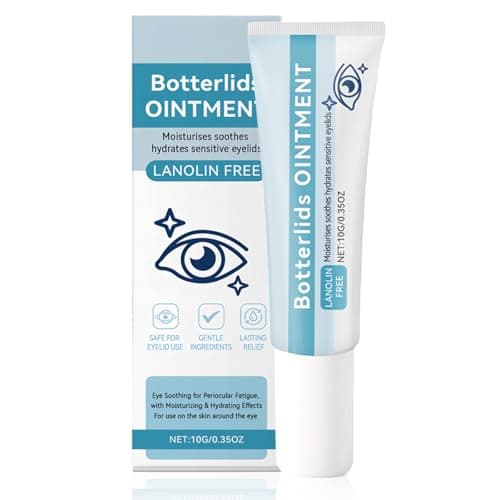 Image of Gentle Lanolin Free Eyelid Ointment for Sensitive Dry Eyelids, Soothing Hydrating Eye Cream, Moisturising Day & Night Use, Flaking & Tight Skin Relief