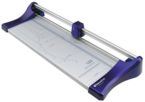 Image of Swordfish 40261 Slimline A3 10 Sheet Rotary Paper Trimmer/Guillotine - Blue