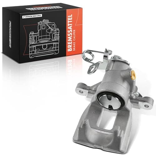 Image of Frankberg Brake Caliper Disc Brake Rear Left Cast Aluminium Compatible with 207 WA WC 207 CC WD 207 SW WK Replace# 4400.T0