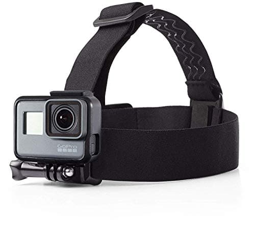 Image of Amazon Basics Head Strap Camera Mount for GoPro, Black