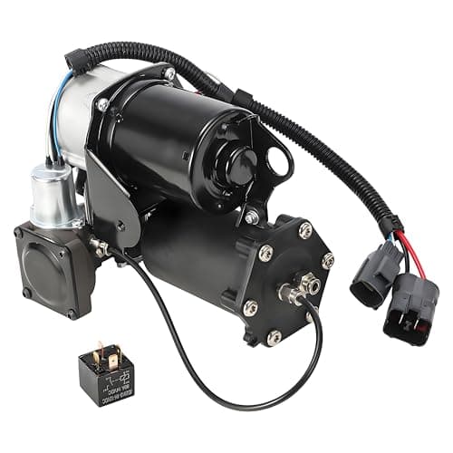 Image of Air Suspension Compressor Pump with Relay Fit For Land Rover Discovery 3/4 L319 2005-2016, Fit For Range Rover Sport L320 2005-2013 For Hitachi System (6 Plugs) LR023964 LR044360 LR015303