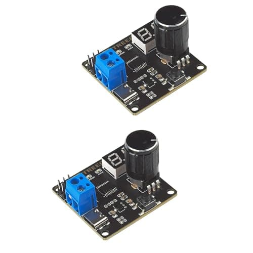 Image of Treedix 2pcs Digital RC Servo Tester Servo Motors with Over-Current Protection 3 Control Modes 2 Display Modes DC5V-8V for RC Car Airplane Robots Mechanical Claws Tester Tool