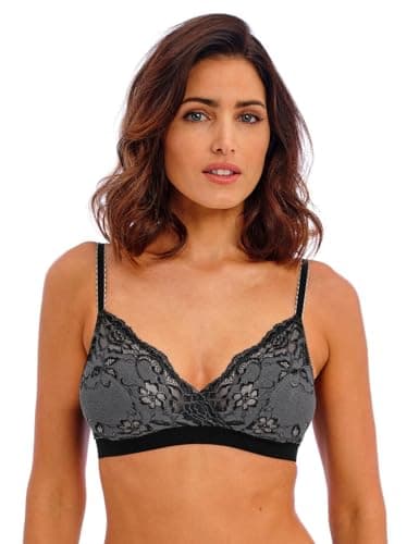 Image of Wacoal 600703 Florilege Non Wired Bralette Black