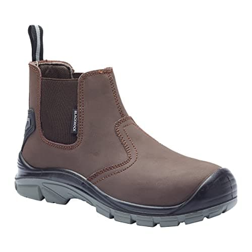 Image of Blackrock S3 Pendle Composite Dealer Work Boots, Mens Womens Safety Boots Brown, Composite Safety Shoes, Composite Toe Cap, Water Resistant Metal-Free Safety Boots, Non-Metallic Safety Shoes - Size 7