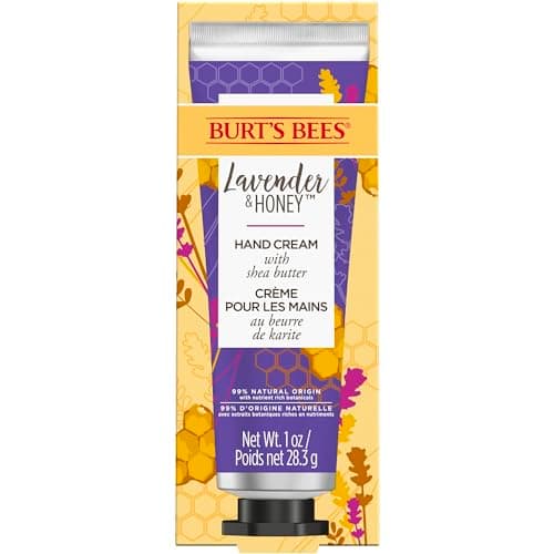 Image of Burt's Bees Lavender and Honey with Shea Butter Mini Moisturising Hand Cream 28 ml