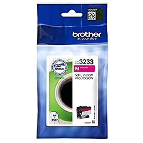 Image of Brother LC-3233M Inkjet Cartridge, Magenta, Single Pack, Super High Yield, Includes 1 x Inkjet Cartridge, Genuine Supplies