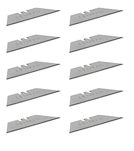 Image of Bosch Professional ten replacement blades for folding knife (incl. trapezoid blades, one-hand dispenser, safety transport box)
