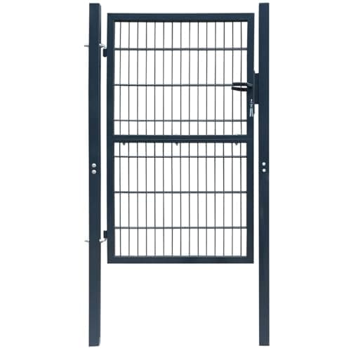 Image of Swpsd 2D fence gate (single gate) anthracite grey 106x190 cm Model141743