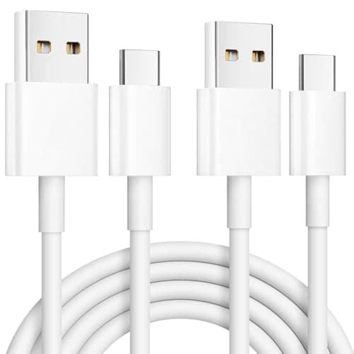Image of 2Pack USB C Charger Cable 1.8m, 3.1A Type C Cable Fast Charging Braided USB A to USB C Phone Charger Cord for iPhone 16 15 Pro, Samsung Galaxy S25 S24 Ultra, Pixel 9, iPad Air, Switch, Steam etc.