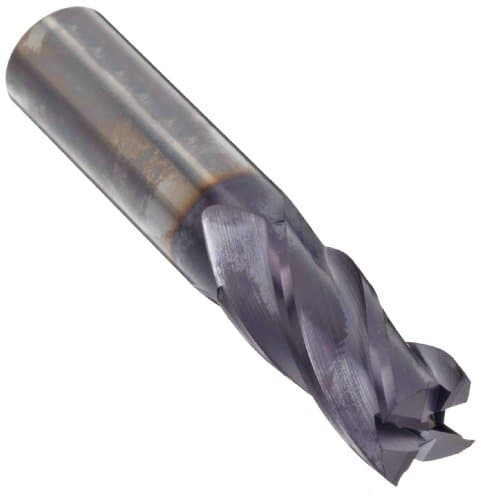 Image of YG-1 E5021 Carbide Square Nose End Mill, TIALN Multilayer Finish, 30 Deg Helix, 4 Flutes, 1.5" Overall Length, 0.1093" Cutting Diameter, 0.125" Shank Diameter