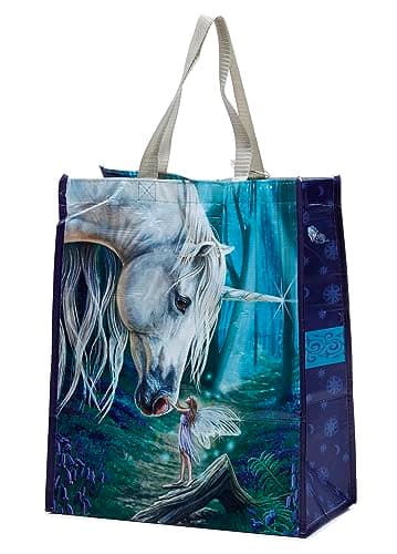 Image of Puckator Lisa Parker Fairy Whispers Reusable Shopping Bag Out Of Recycled Plastic Bottles - Shoulder Bags Handbags for Women Canvas Tote Bags for Women Hand Bag Large Ladies Bags Aesthetic Stuff