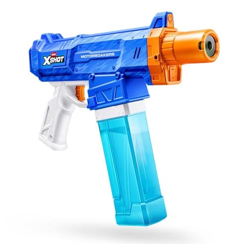 Image of XSHOT Water Turbo Stream Motor Soaker by ZURU – Motorized Water Blaster with Fast-Fill Tech, LED Barrel, Shoots 30ft, Outdoor Summer Toy for Kids Ages 5+