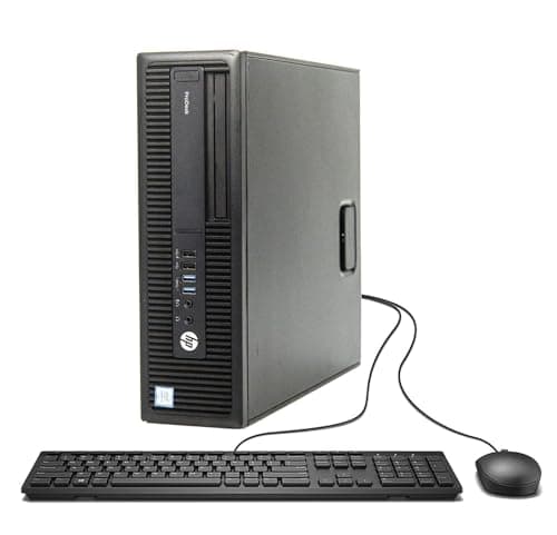 Image of HP Prodesk 600 G2 SFF Desktop PC, Intel Core i5-6500, 16GB RAM, 512GB SSD, US Keyboard, WiFi, Bluetooth, Windows 11 Pro (Renewed)