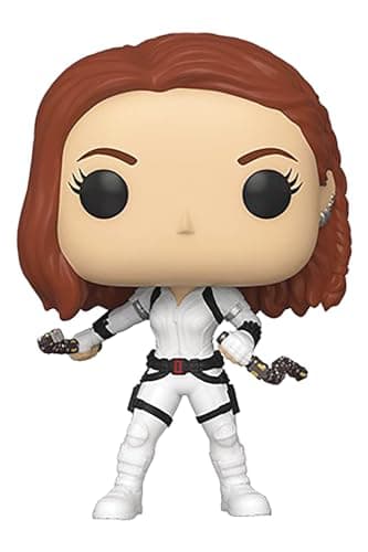 Image of Funko POP! Marvel Black Widow - (White Suit) - Collectable Vinyl Figure - Gift Idea - Official Merchandise - Toys for Kids & Adults - Movies Fans - Model Figure for Collectors and Display