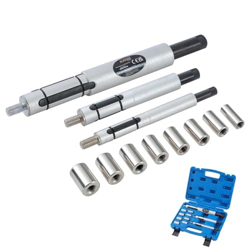 Image of KATSU Tools 11-Piece Universal Clutch Alignment Tool Kit Clutch Centering Set in Plastic Storage Case 450753