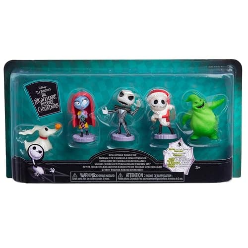 Image of Just Play Disney Tim Burton's The Nightmare Before Christmas Collectible Figure Set, Kids Toys for Ages 3 Up