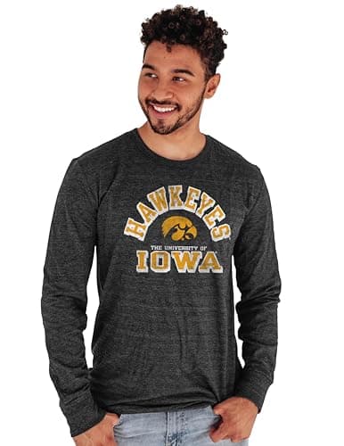 Image of Blue 84 Men's Long Sleeve T Shirt Tri-Blend, Team Color, X-Large