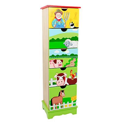 Image of Fantasy Fields Toy Furniture Happy Farm 5 Drawer Cabinet TD-11323A