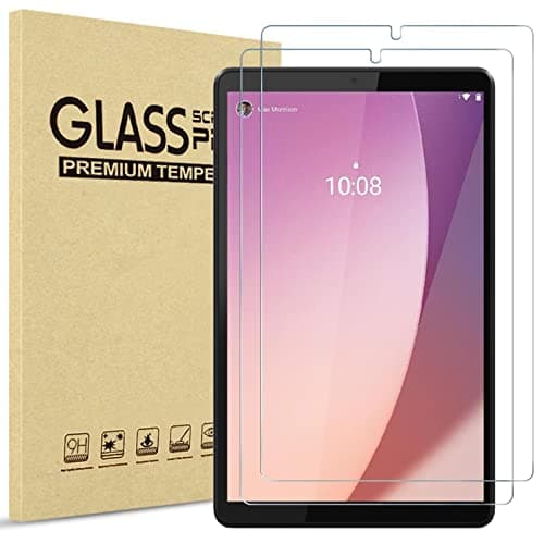 Image of ProCase 2 Pack Screen Protector for Lenovo Tab M8 2023 Gen 4/ Lenovo Tab M8 Gen 3/ Smart M8 Gen 3 2022/ Tab M8 HD/Smart Tab M8 /Tab M8 FHD 2019, Tempered Glass Screen Film Guard -Clear