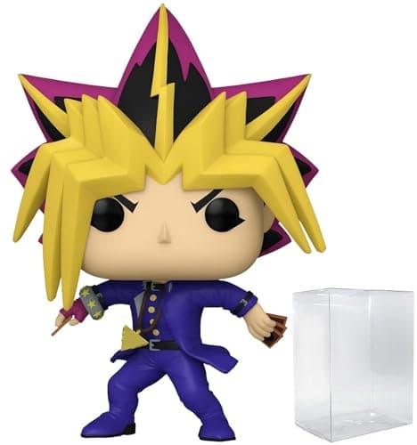 Image of POP Yu-Gi-Oh! - Yami Yugi (Demon Kingdom) Funko Vinyl Figure (Bundled with Compatible Box Protector Case), Multicolor, 3.75 inches