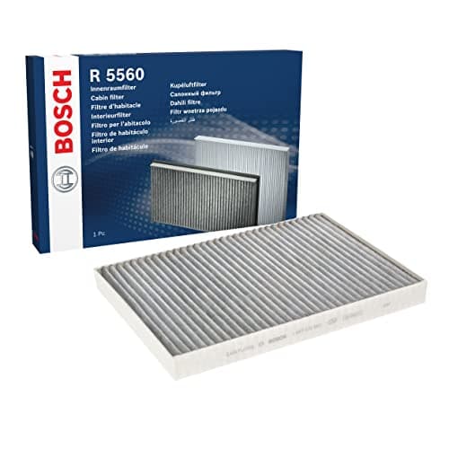 Image of Bosch R5560 Activated Carbon Cabin Filter, Replacement Filter - Against Unpleasant Smells, Pollen and Dust for Cleaner Air Inside the Vehicle