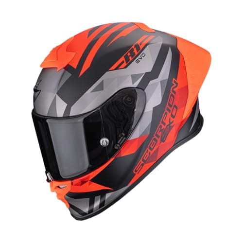 Image of Scorpion EXO-R1 Evo II Air Valere Full Face Helmet, Black/Grey/Red, XL (61/62)