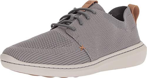 Image of Clarks Men's Step Urban Mix Sneaker, Grey Textile Knit, 6.5 UK