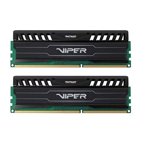 Image of Patriot 16GB(2x8GB) Viper III DDR3 1866MHz (PC3 15000) CL10 Desktop Memory With Black Mamba Heatsink - PV316G186C0K