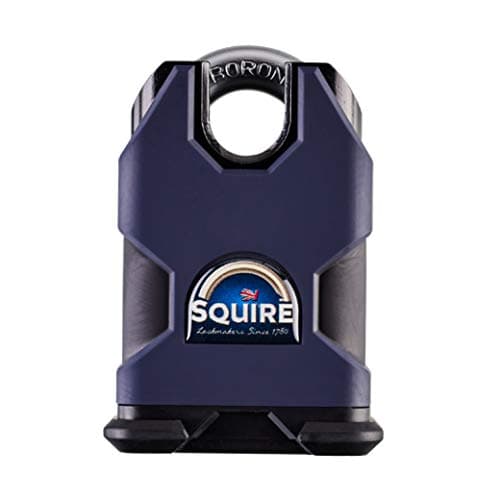 Image of Henry Squire Stronghold 6 Pin S Cylinder Closed Shackle Steel Padlock, 55 mm (Length)