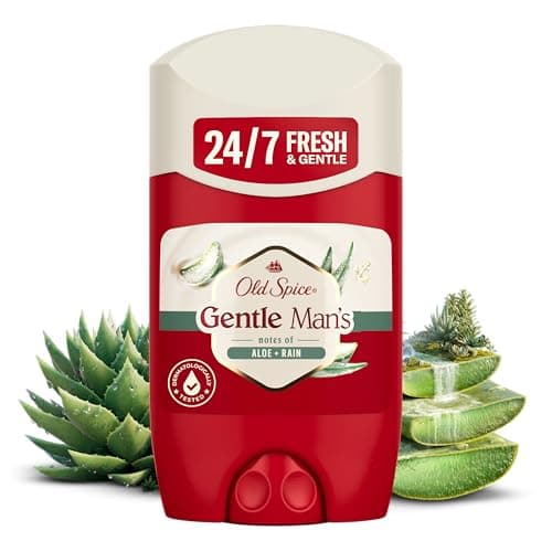 Image of Old Spice Gentle Man's Aloe + Rain Deodorant Stick For Men 50 ml, 24/7 Fresh & Care*, Gentle on the Skin, Fragrance in Perfume Quality, Fresh with Daily Use