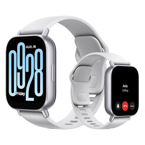 Image of Redmi Watch 5 Active Smartwatch, 2.0 Inch LCD Display, 18 Day Battery, 140+ Sports Modes, Heart Rate and SPO₂ Tracking, 5ATM Waterproof, Bluetooth Calls, Fitness Tracker, Sleep Monitor - Silver
