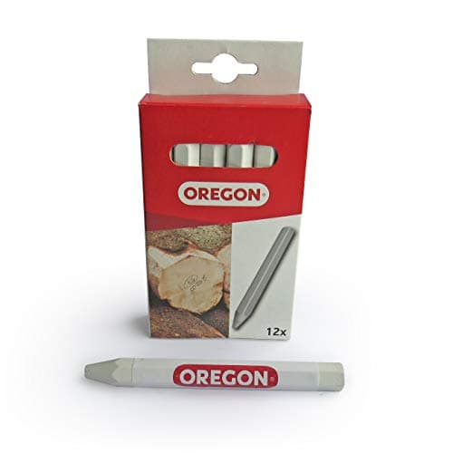 Image of Oregon 295364 Multi Surface Marking Crayon - White (Pack of 12)