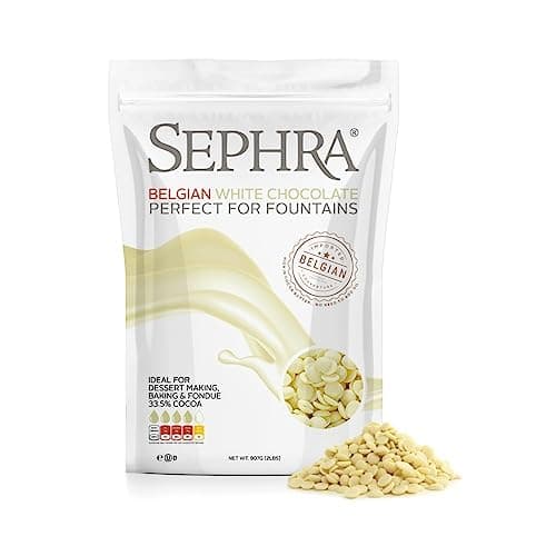 Image of Sephra Belgian Couverture Fountain Ready Chocolate Callets - White 2.5kg