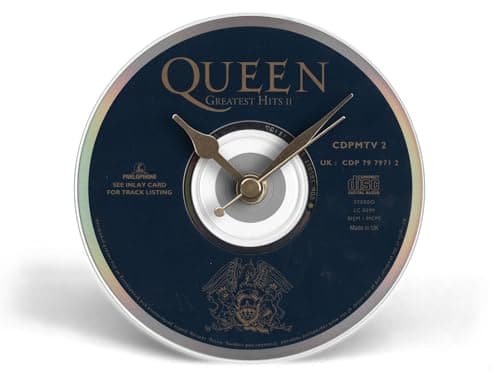 Image of Queen "Greatest Hits II" CD Clock