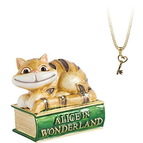 Image of Arora Secrets from Hidden Treasures Alice In Wonderland Cheshire Cat Trinket Box