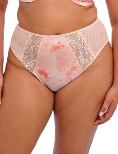 Image of Elomi Women's Teagan High Leg Brief Bikini Style Underwear, Cosmos, 3XL Plus