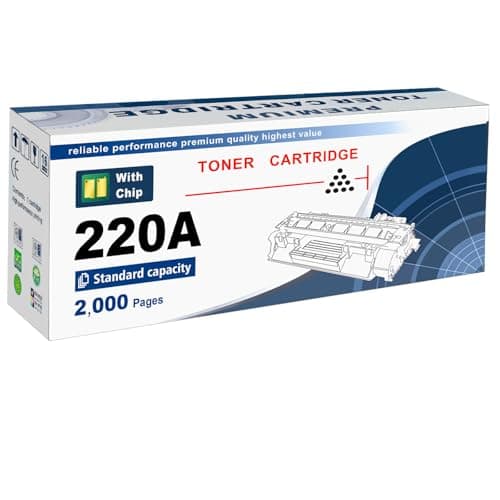 Image of ASEKER 220A Toner Cartridge Black [with Chip] Compatible for 220A W2200A 220X W2200X for Color Pro 4202dw 4202dn MFP 4302dw 4302fdw 4302fdn Series Printers | W2200A (Black)