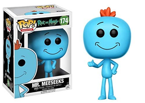 Image of Funko Pop! 12441 Animation: Rick and Morty - Mr. Meeseeks Vinyl Figure (Random model) Multi One Size
