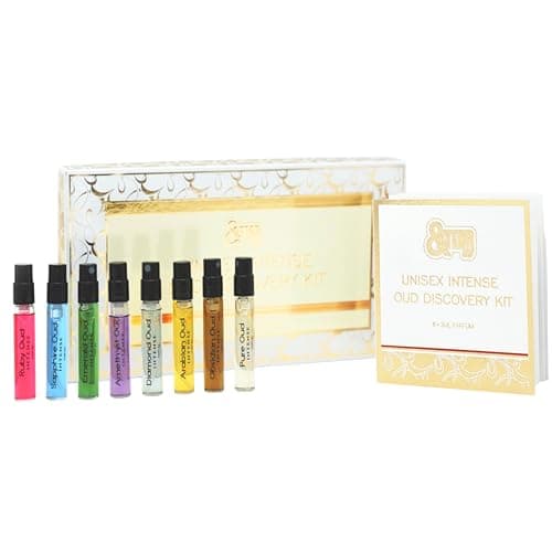 Image of ATTAR & CO. Fragrance Discovery Kit Perfume Gift Set, Unisex, 8 x 3 ml | Long Lasting Perfume for Women and Men