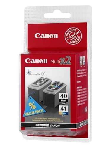 Image of Canon PG40-CL41 Ink Cartridges - Black/Colour