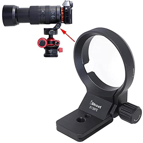 Image of Lens Collar Tripod Mount Ring Compatible with Tamron 70-180mm f/2.8 Di III VXD A056, 70-300mm f/4.5-6.3 Di III RXD A047, Sony FE 135mm f/1.8 GM, Sigma 14mm f/1.8 DG HSM Art, 35mm f/1.2 DG DN Art