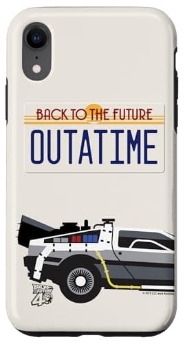 Image of Back to the Future OUTATIME License Plate Case for iPhone XR