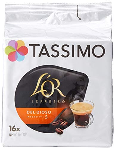 Image of Tassimo T Discs L'OR Espresso Delizioso 104 g (1 Pack 16 T discs/pods)