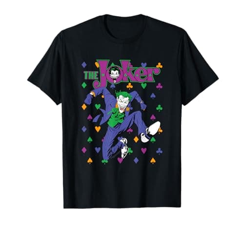 Image of DC Comics Batman Joker Cards Jump T-Shirt